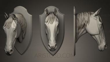Masks and muzzles of animals (MSKJ_0062) 3D model for CNC machine